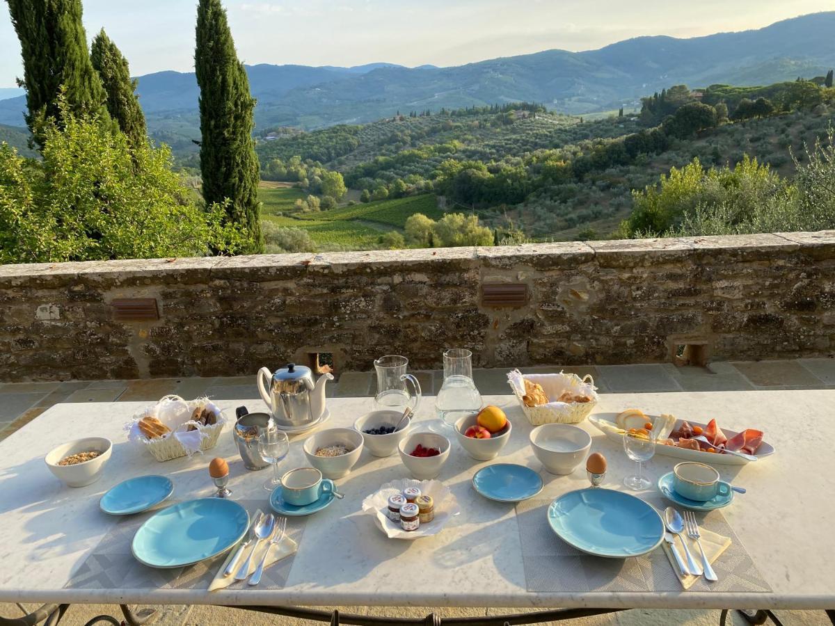 Villa La Petraia Panzano in Chianti Exterior foto